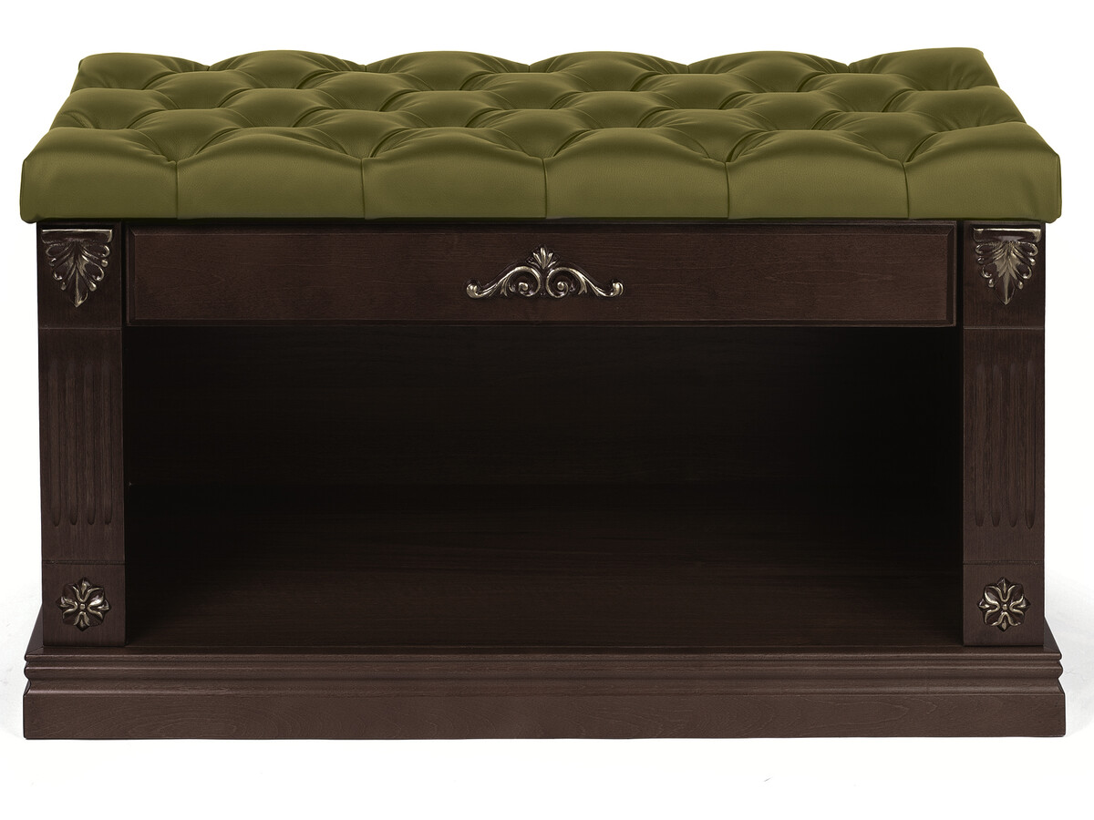 

Обувница сильвия экокожа оливковый/венге