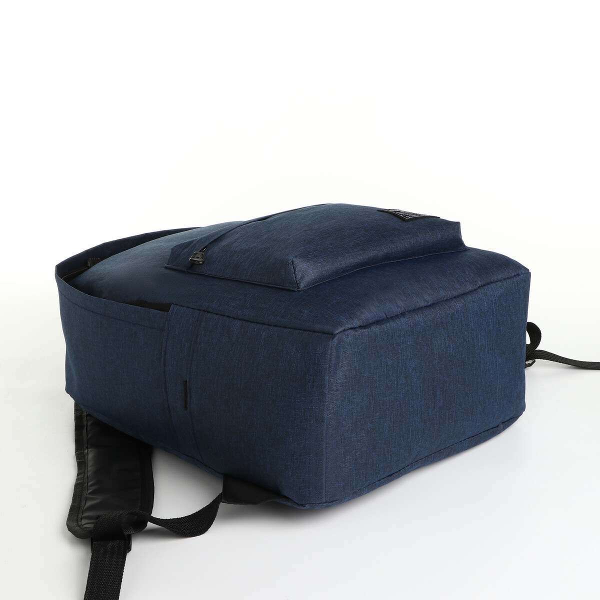 Рюкзак молодежный из текстиля на молнии, 3 кармана, цвет синий No brand 011829170 - фото 5