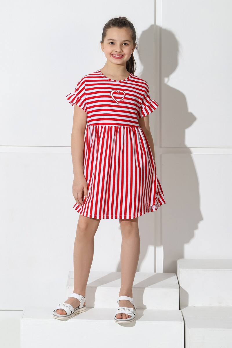 Платье для девочки "лагуна-1" Детский Бум, размер рост 116 см, цвет красный