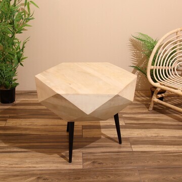 Столик кофейный 62х62х55 см, манговое де