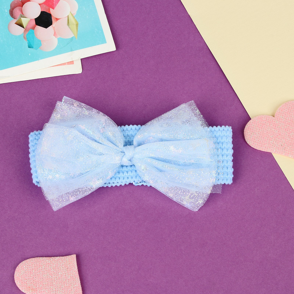 

Повязка для волос, Голубой