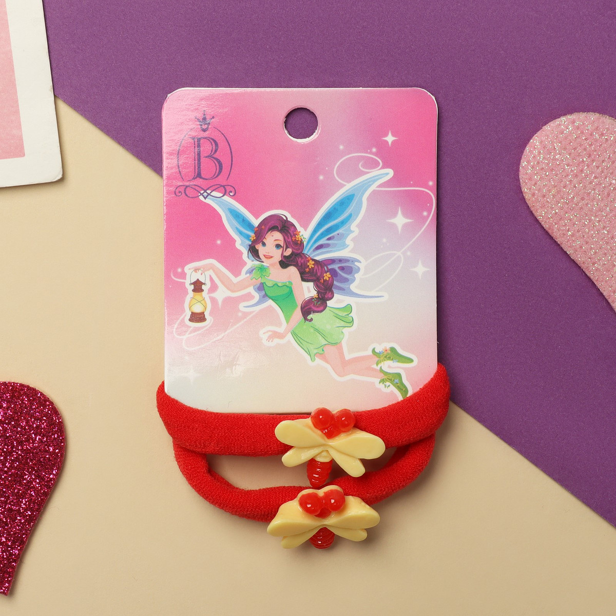 

Резинки для волос, Красный