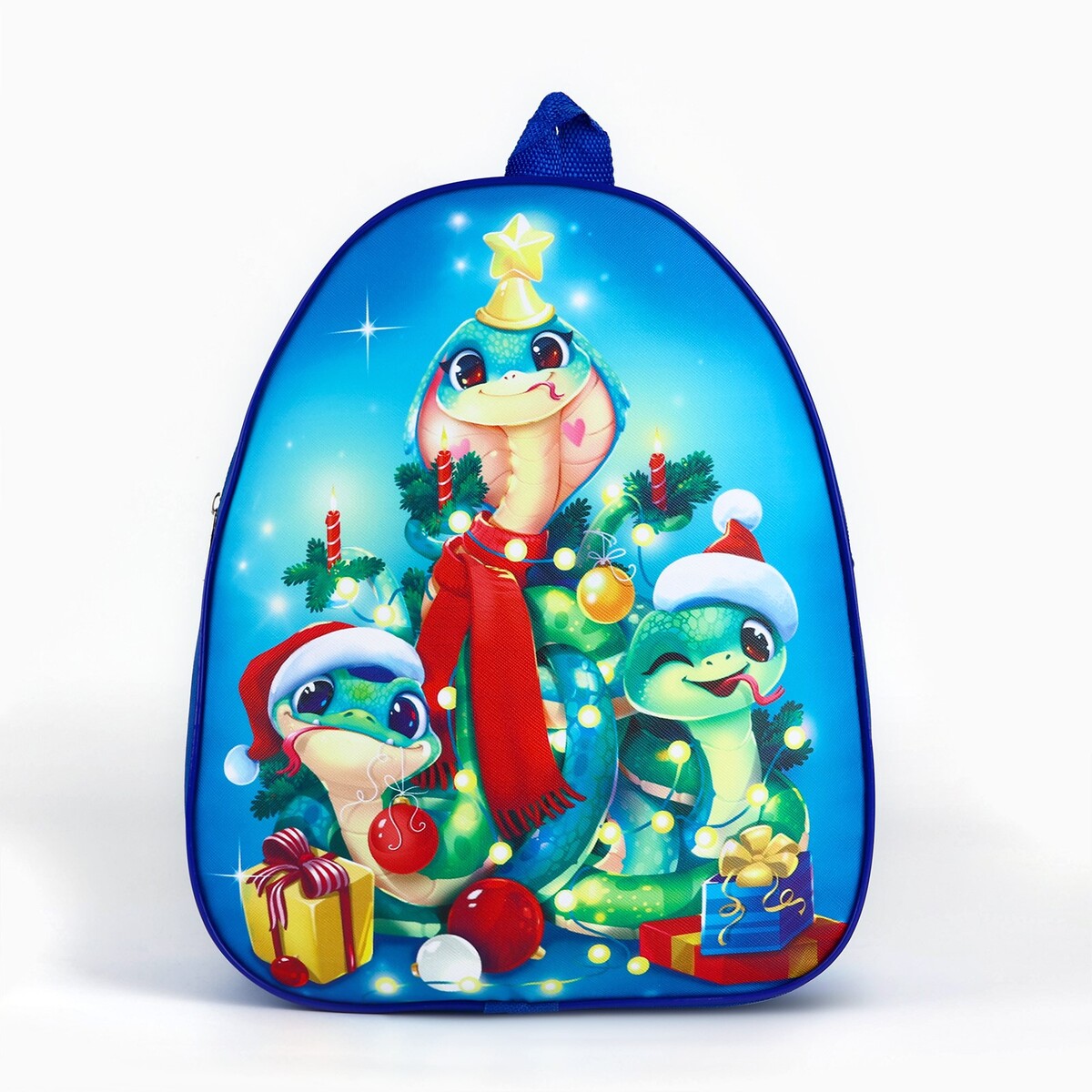 Новогодний детский рюкзак NAZAMOK KIDS, цвет синий