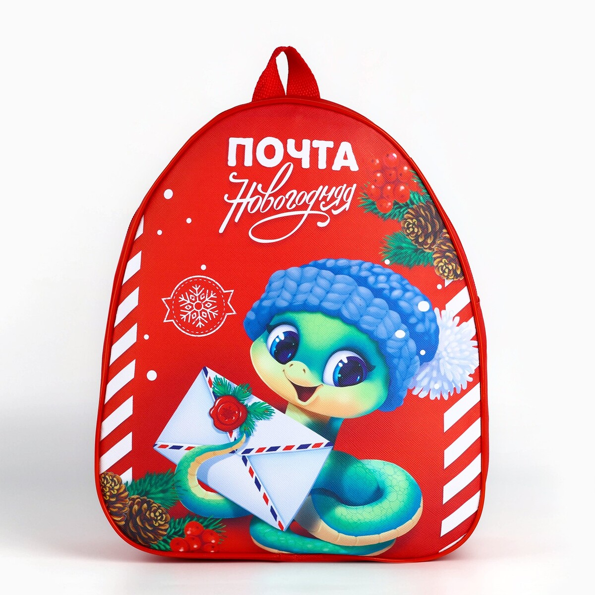 Новогодний детский рюкзак NAZAMOK KIDS, цвет красный