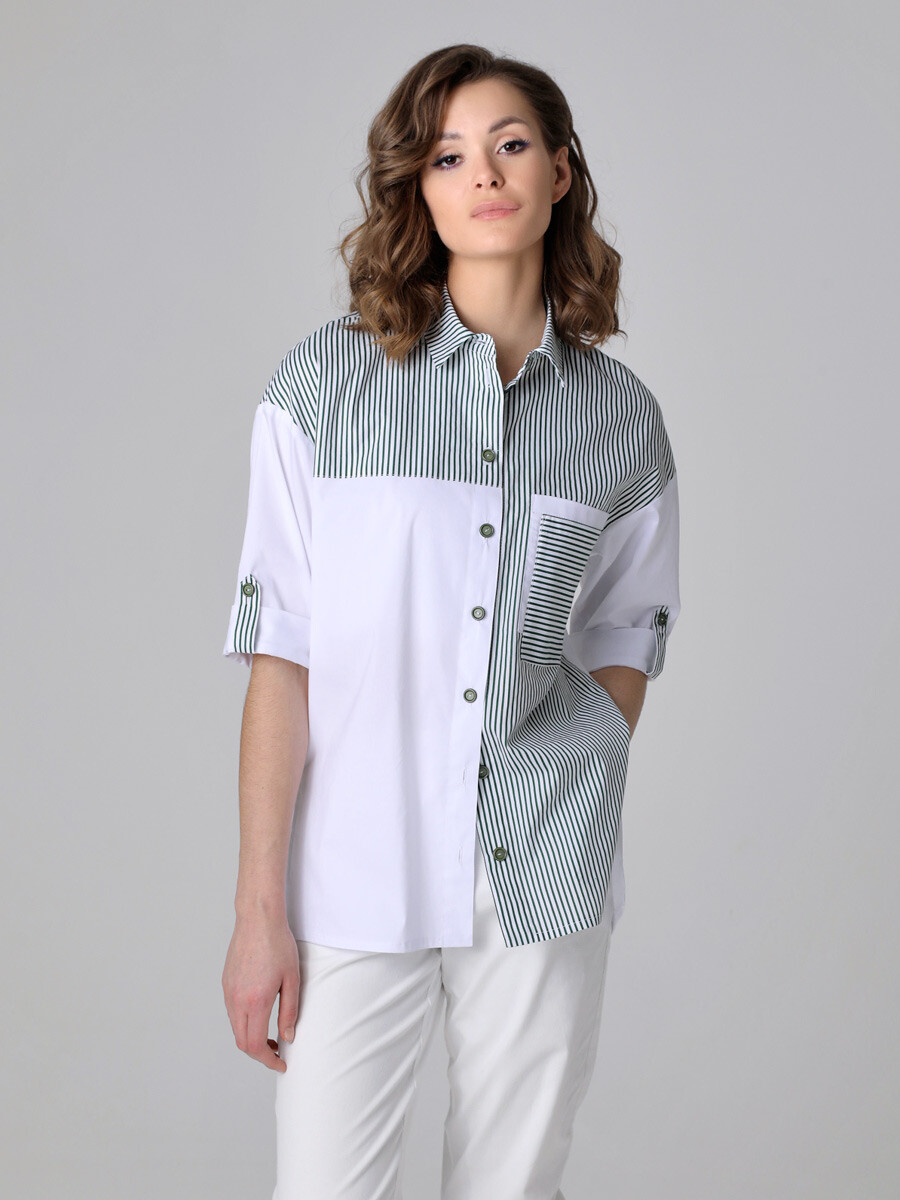 Рубашка DizzyWay, размер 46, цвет белый