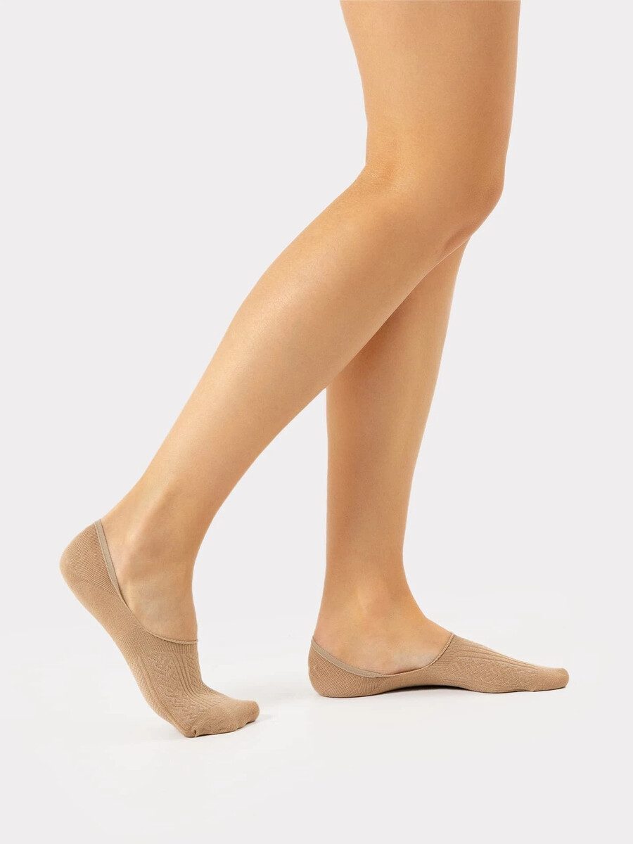 

Женские подследники в оттенке капучино, Бежевый;капучино