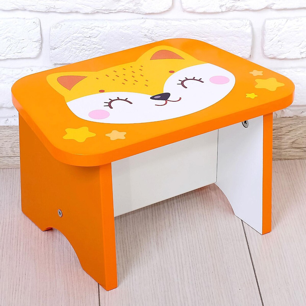 Стул-подставка для умывания детский ZABIAKA, цвет оранжевый