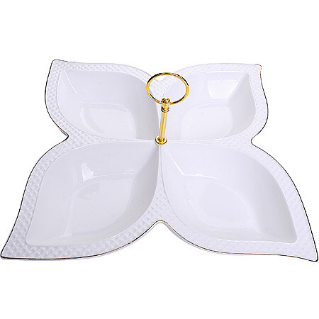 

Менажница керамическая 4 секции