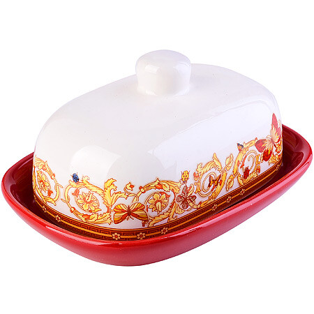 

Масленка с крышкой Романтика