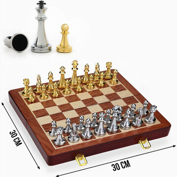 Шахматы сувенирные, деревянная доска 30 