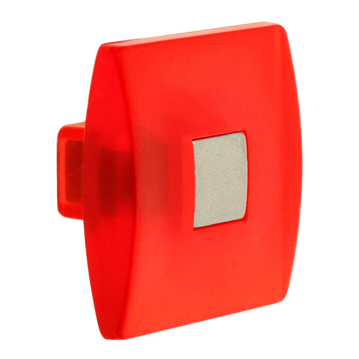 Ручка кнопка plastic 003, пластиковая, красная TUNDRA, цвет красный
