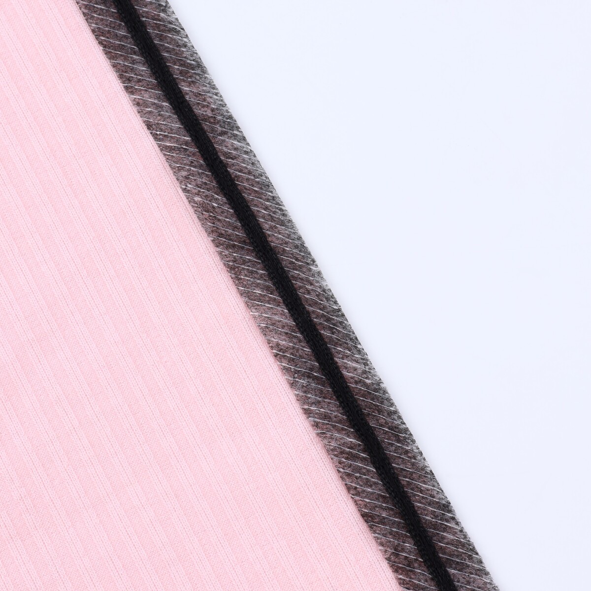 Лента по косой с сутажем, 15 мм × 10 м, цвет серый