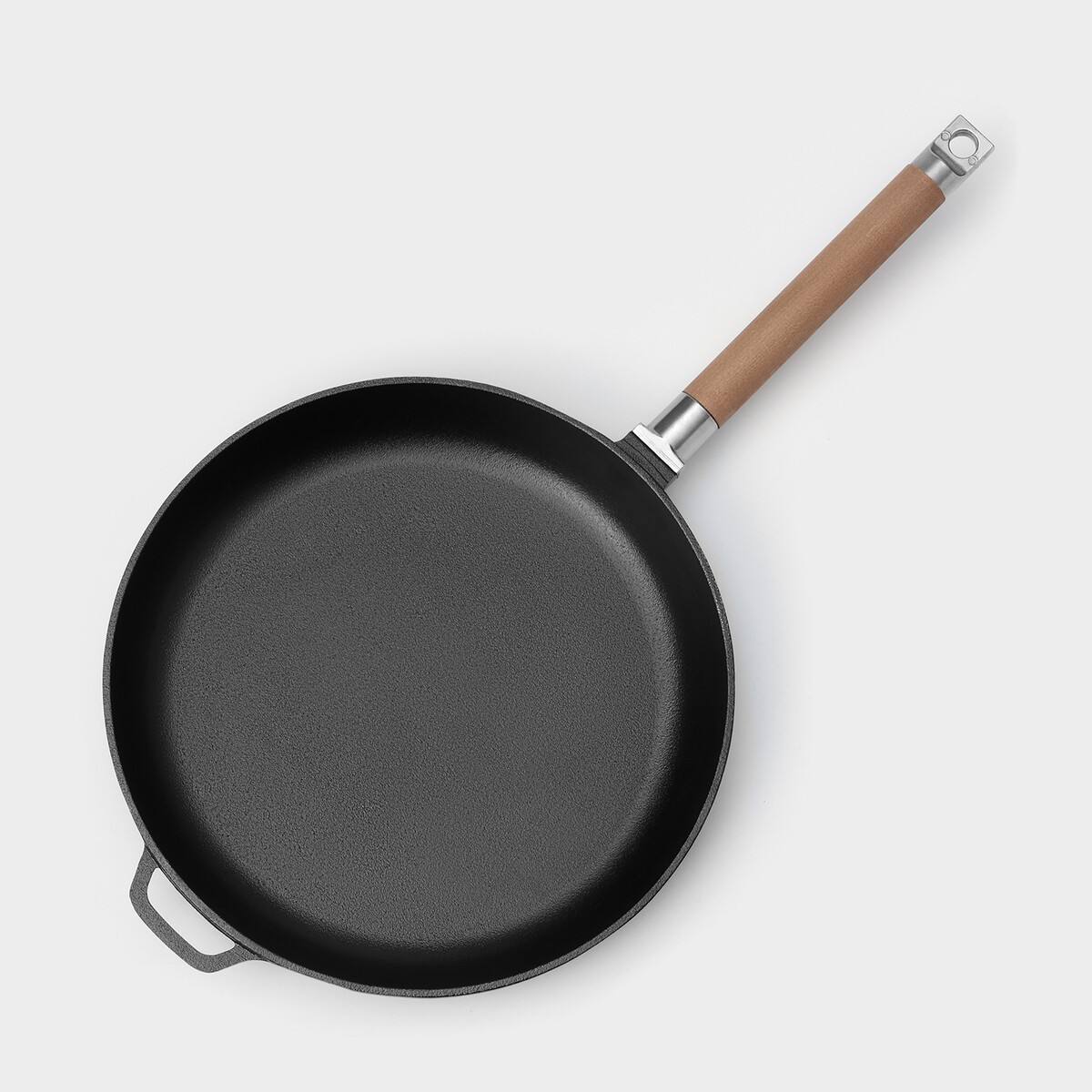 

Сковорода высокая wild kitchen, d=28 см, съемная ручка, индукция, чугун, Черный