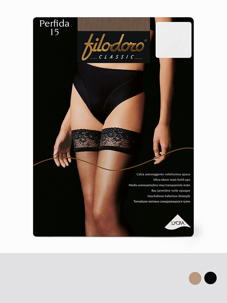 

Чулки FilCl Perfida 15 Aut., Черный;nero
