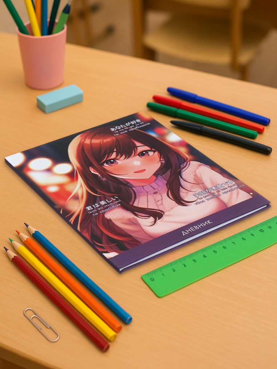 

Дневник школьный для 1-11 классов, Фиолетовый;разноцветный