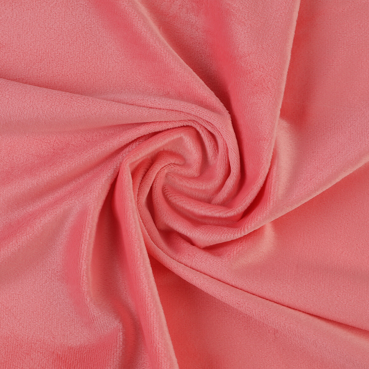 Лоскут для рукоделия, плюш, розовый, 50 × 50 см
