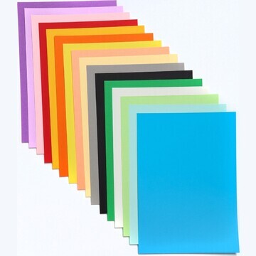 Цветной картон тонир, а4, 34 листа, 20 ц