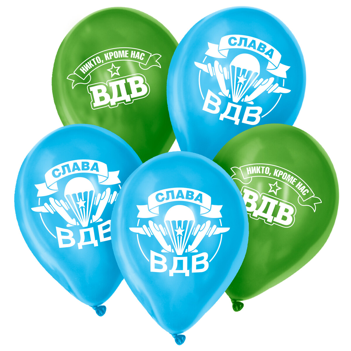 

Воздушные шары латексные 12, Разноцветный;зеленый;голубой