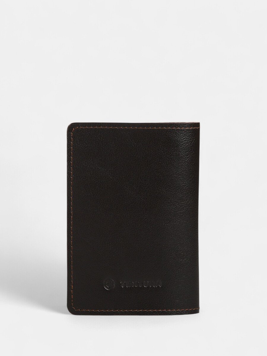 

Обложка для паспорта textura, цвет коричневый