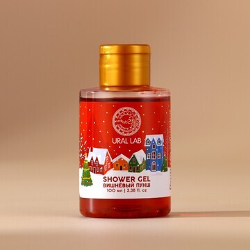 Ural lab гель для душа с ароматом вишнев