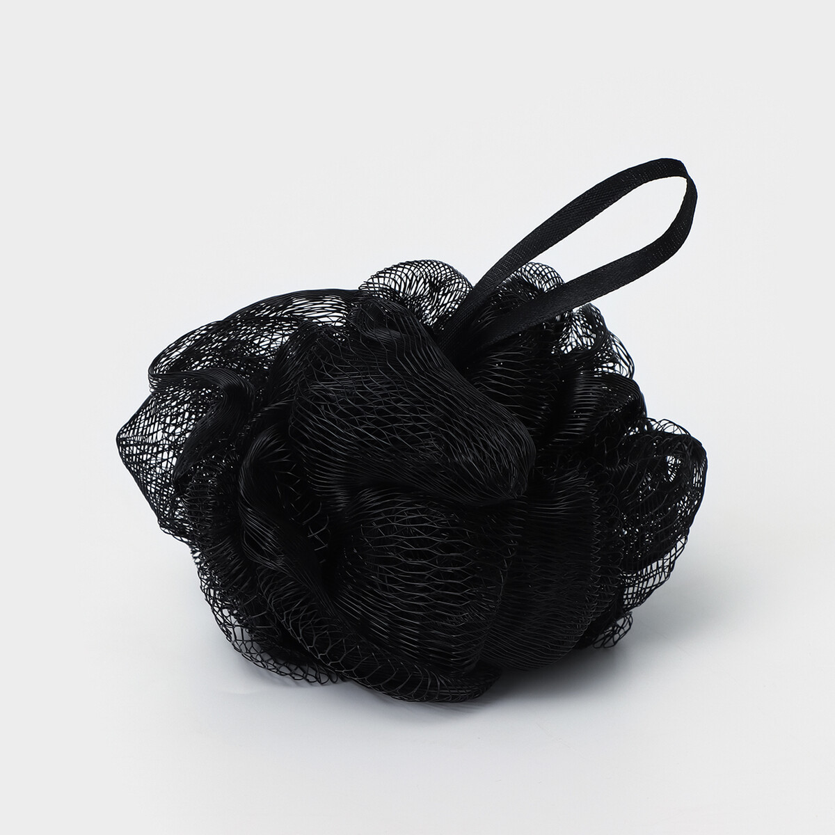Мочалка - шар для тела cupellia spa, 30 гр, цвет черный