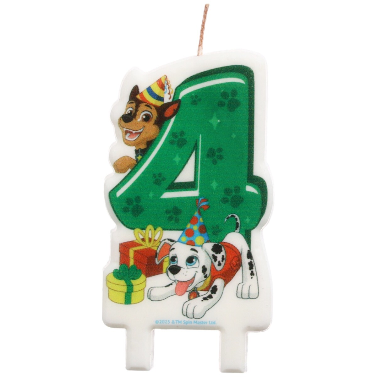 

Свеча в торт цифра 4, Зеленый