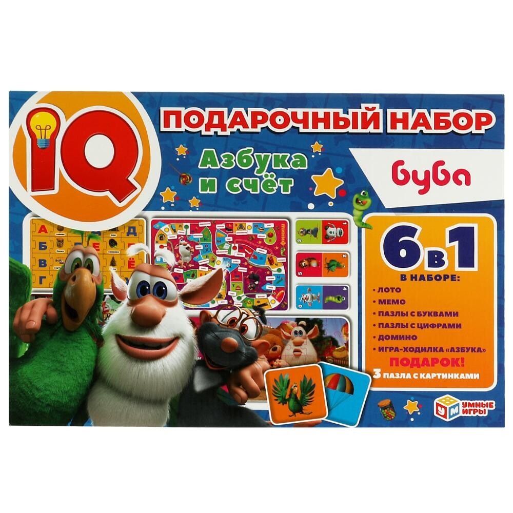 

Игра настольная БУБА, Умные игры 4680107921178, Разноцветный
