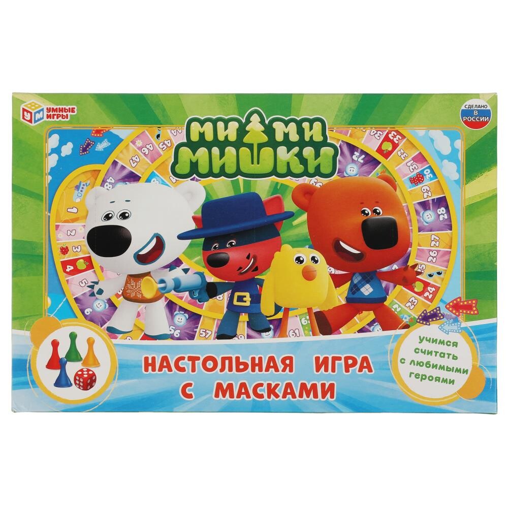 

Игра настольная Ми-ми-мишки, Умные игры 4680107921208