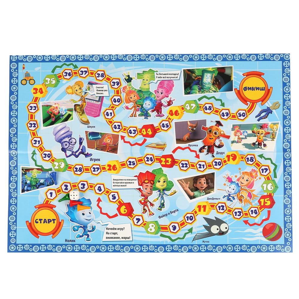 

Игра настольная ФИКСИКИ, Умные игры 4690590104194