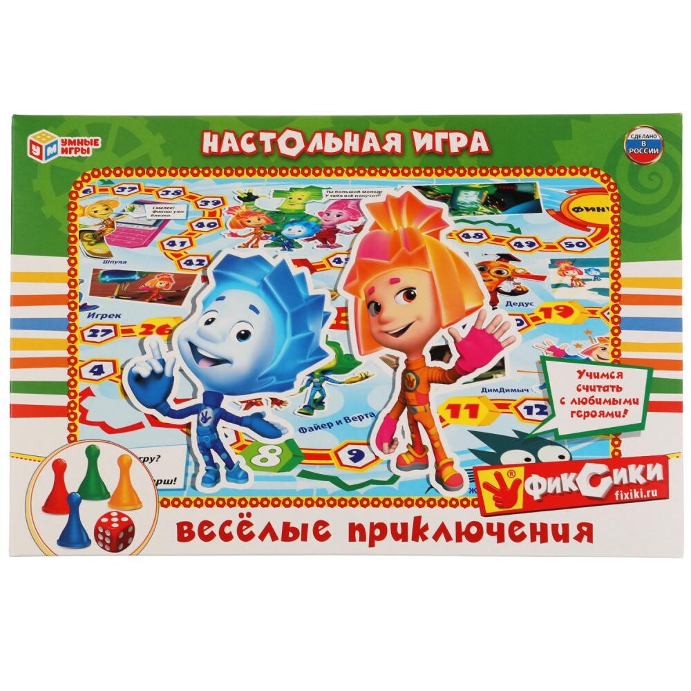 

Игра настольная ФИКСИКИ, Умные игры 4690590092040