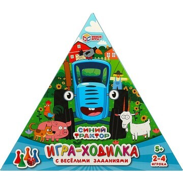 Игра настольная СИНИЙ ТРАКТОР, Умные игр