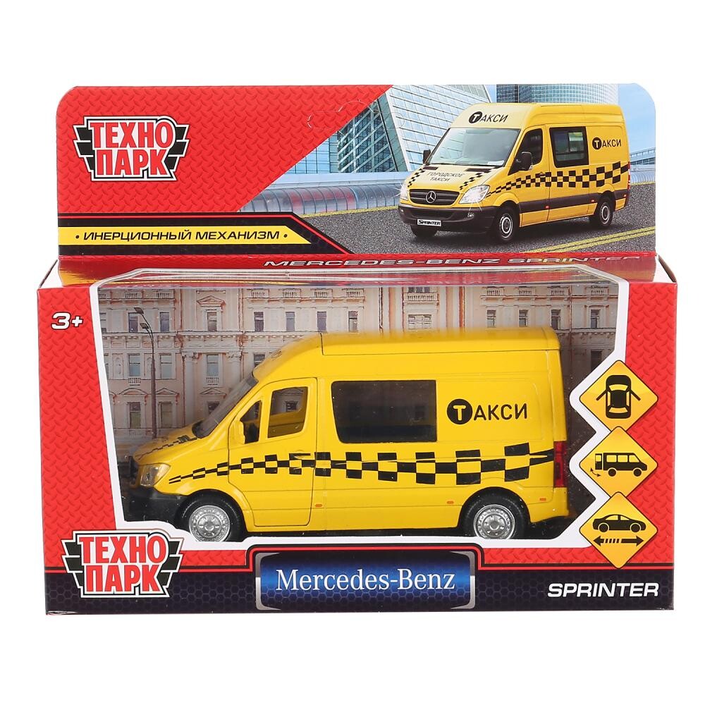 

Машина металлическая MERCEDES-BENZ, Технопарк SPRINTERVAN-14TAX-YE