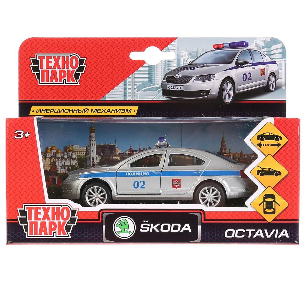 

Машина металлическая SKODA, Технопарк OCTAVIA-P