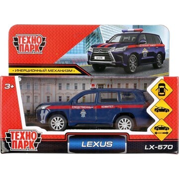 Машина металлическая LEXUS, Технопарк LX