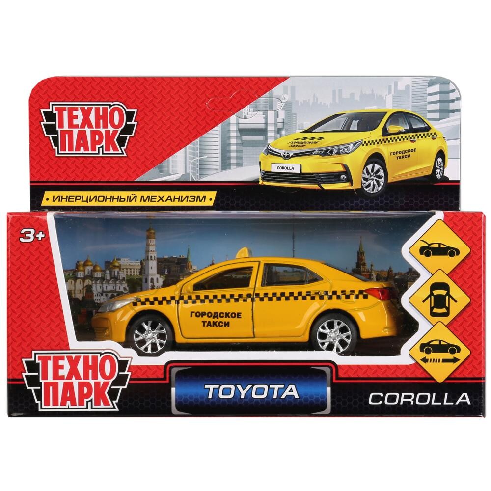 

Машина металлическая TOYOTA, Технопарк COROLLA-T