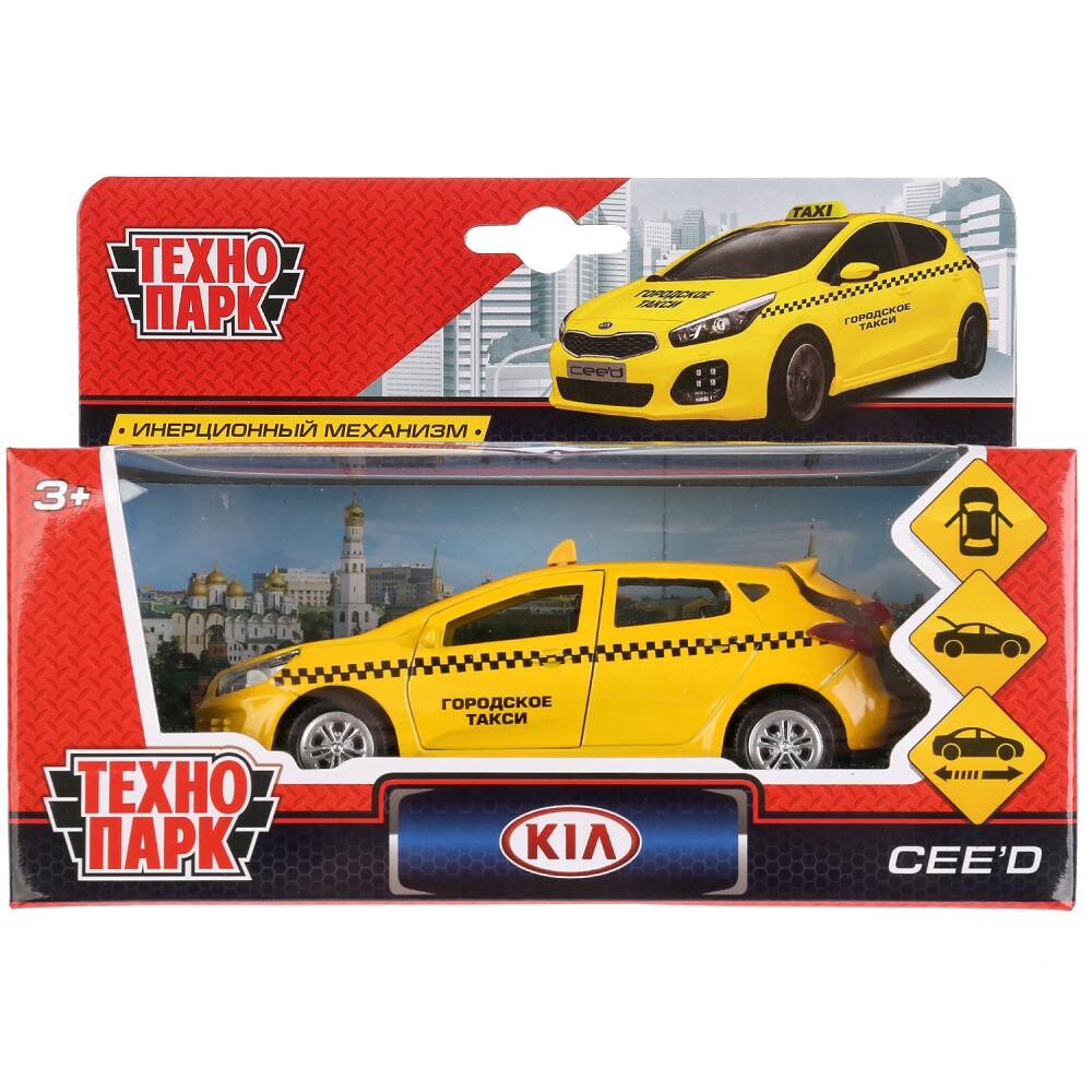 Машина металлическая KIA, Технопарк CEED-TAXI