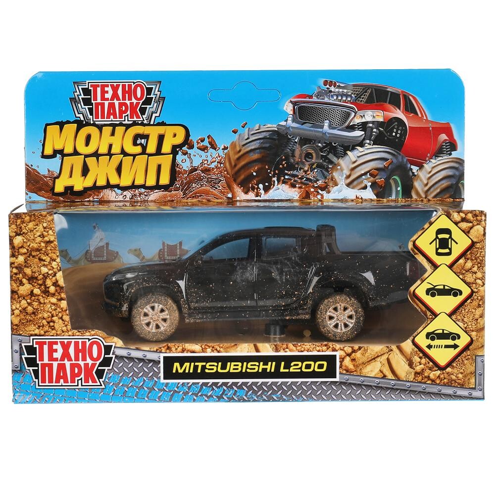 

Машина металлическая MITSUBISHI, Технопарк L200-12MUD-BK