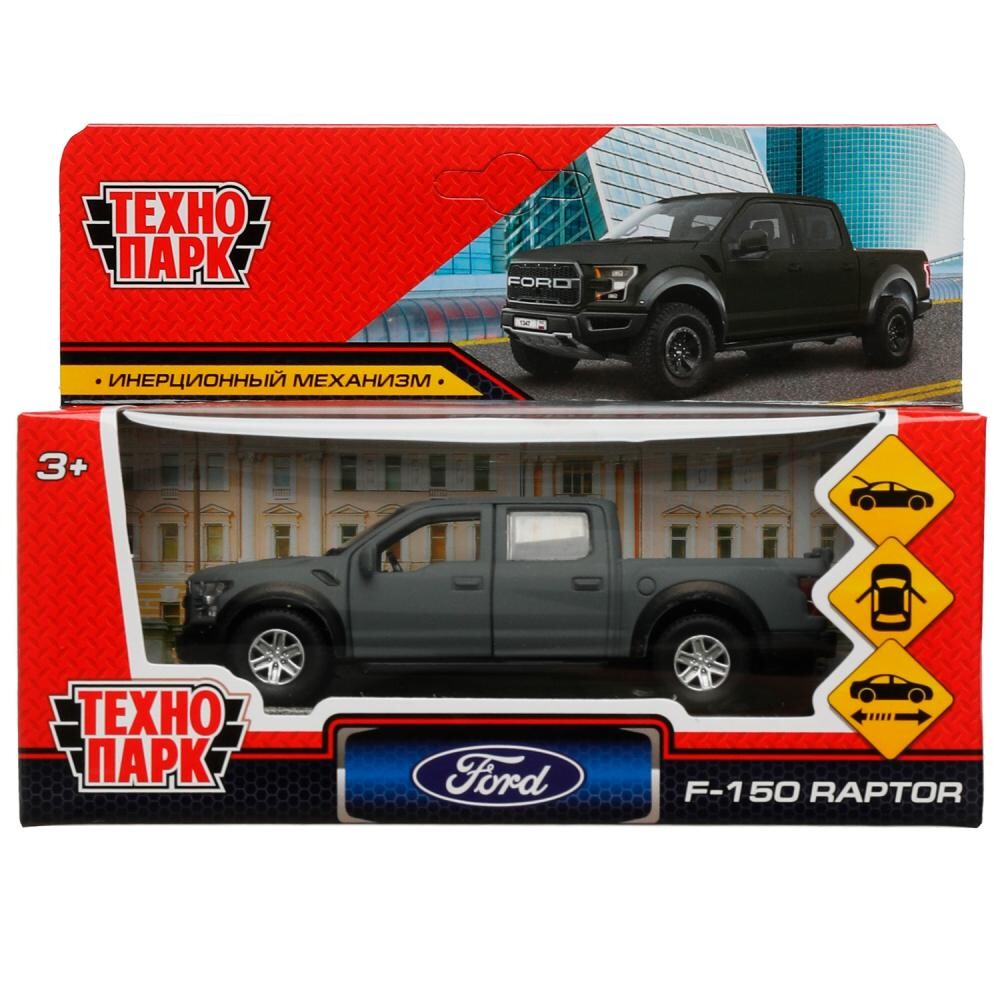 

Машина металлическая FORD, Технопарк F150RAP-12FIL-GY