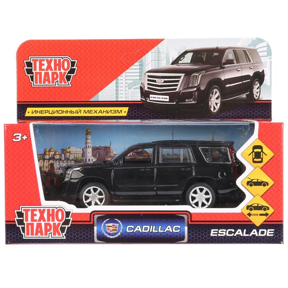 

Машина металлическая CADILLAC, Технопарк ESCALADE-BK