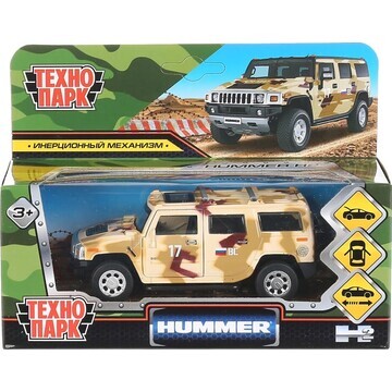 Машина металлическая HUMMER, Технопарк H