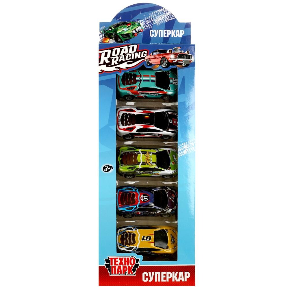 

Машина металлическая Технопарк RR-SET-182-R