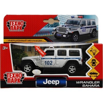 Машина металлическая JEEP, Технопарк SAH