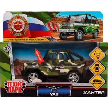 Машина металлическая UAZ, Технопарк HUNT