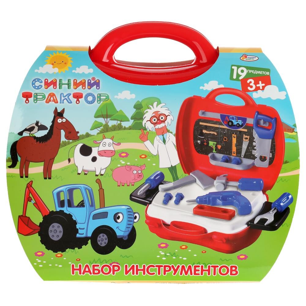 

Набор инструментов Синий ТРАКТОР, ИГРАЕМ ВМЕСТЕ B1697426-R, Красный
