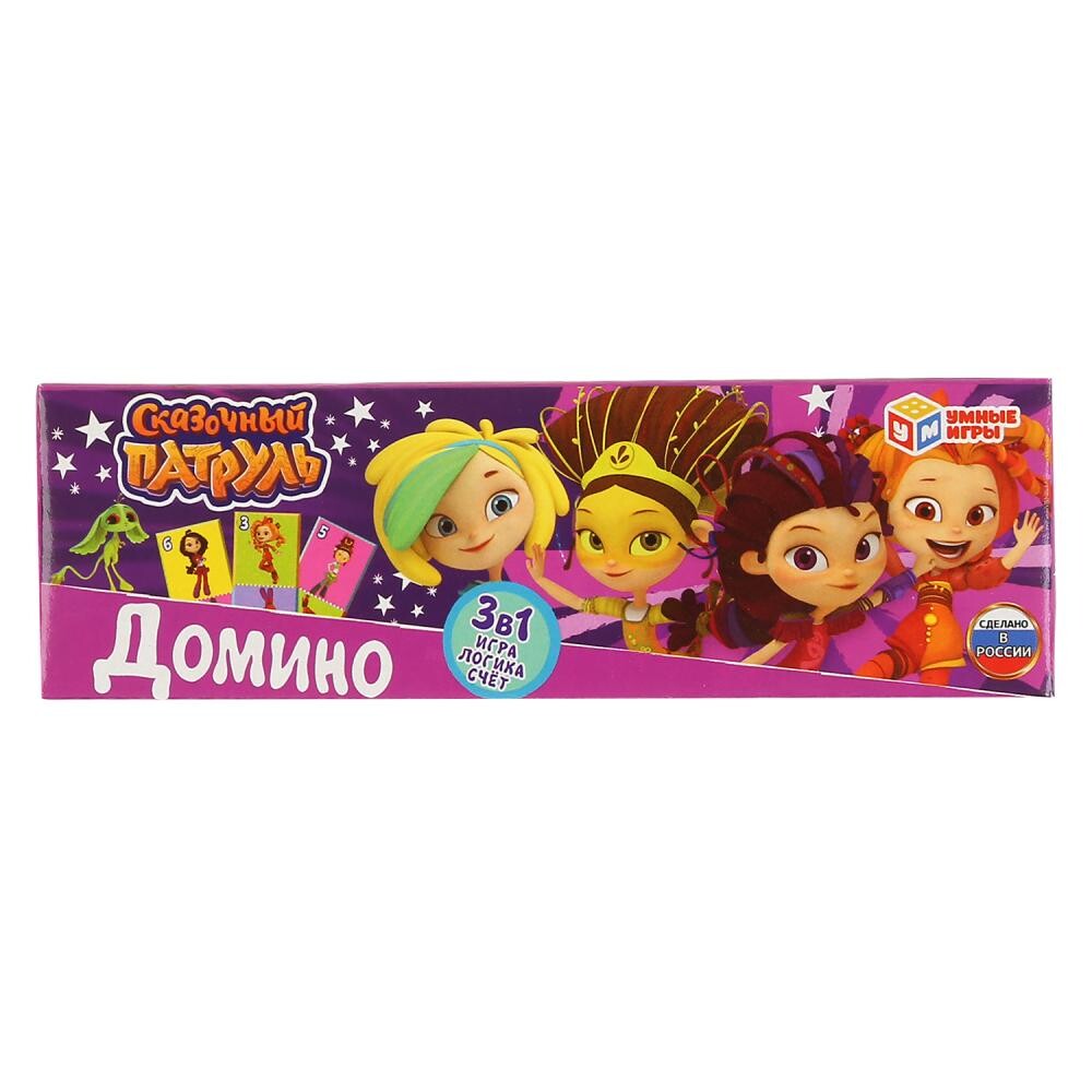 

Домино пластмассовое "умка" сказочный патруль 3-в-1 в кор