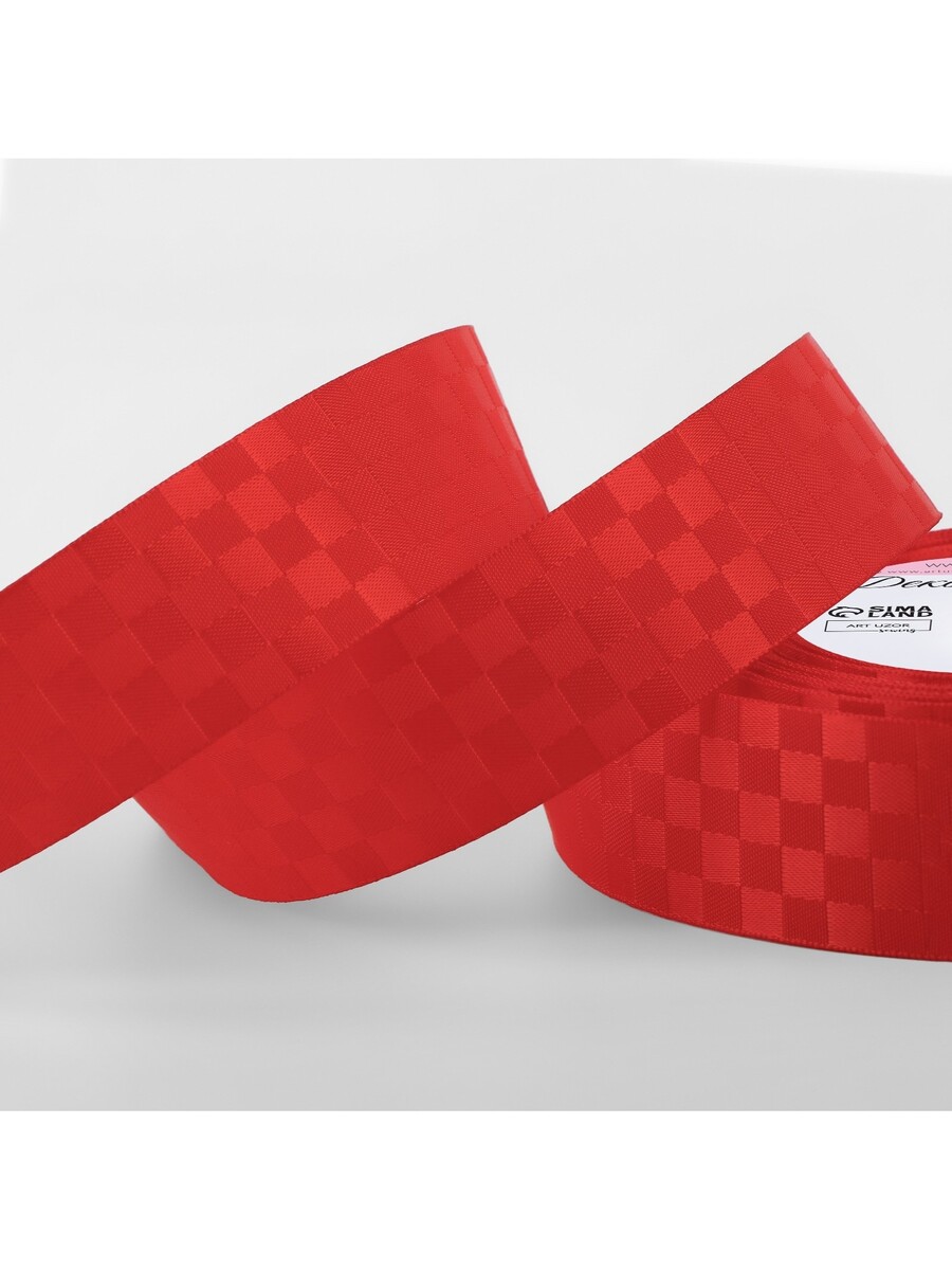 

Лента декоративная, Красный