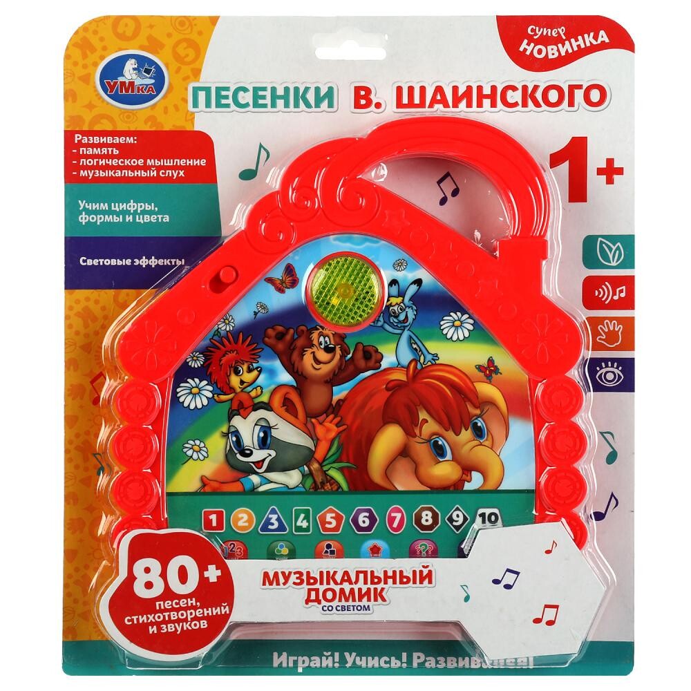 

Обучающая игрушка Шаинский музыка, Умка HT842-R6, Красный