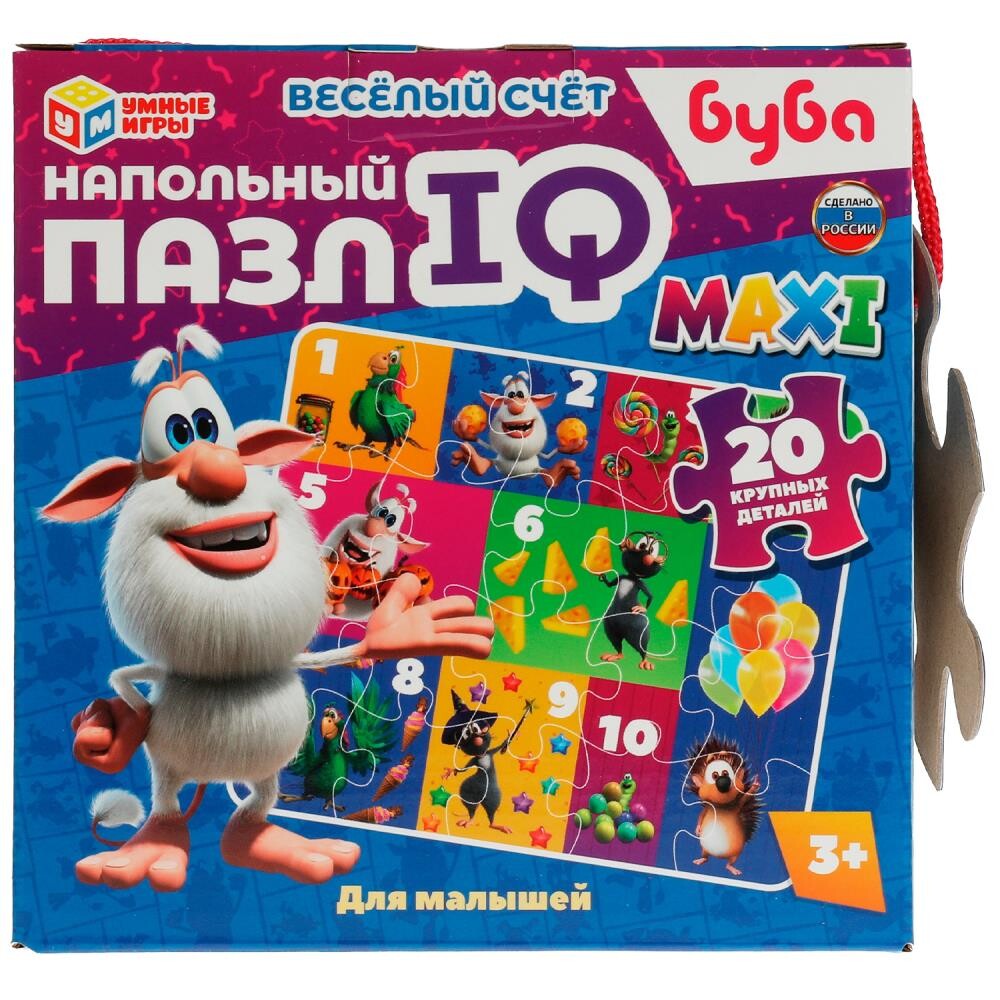 

Пазл настольный БУБА, Умные игры 4680107940742, Разноцветный