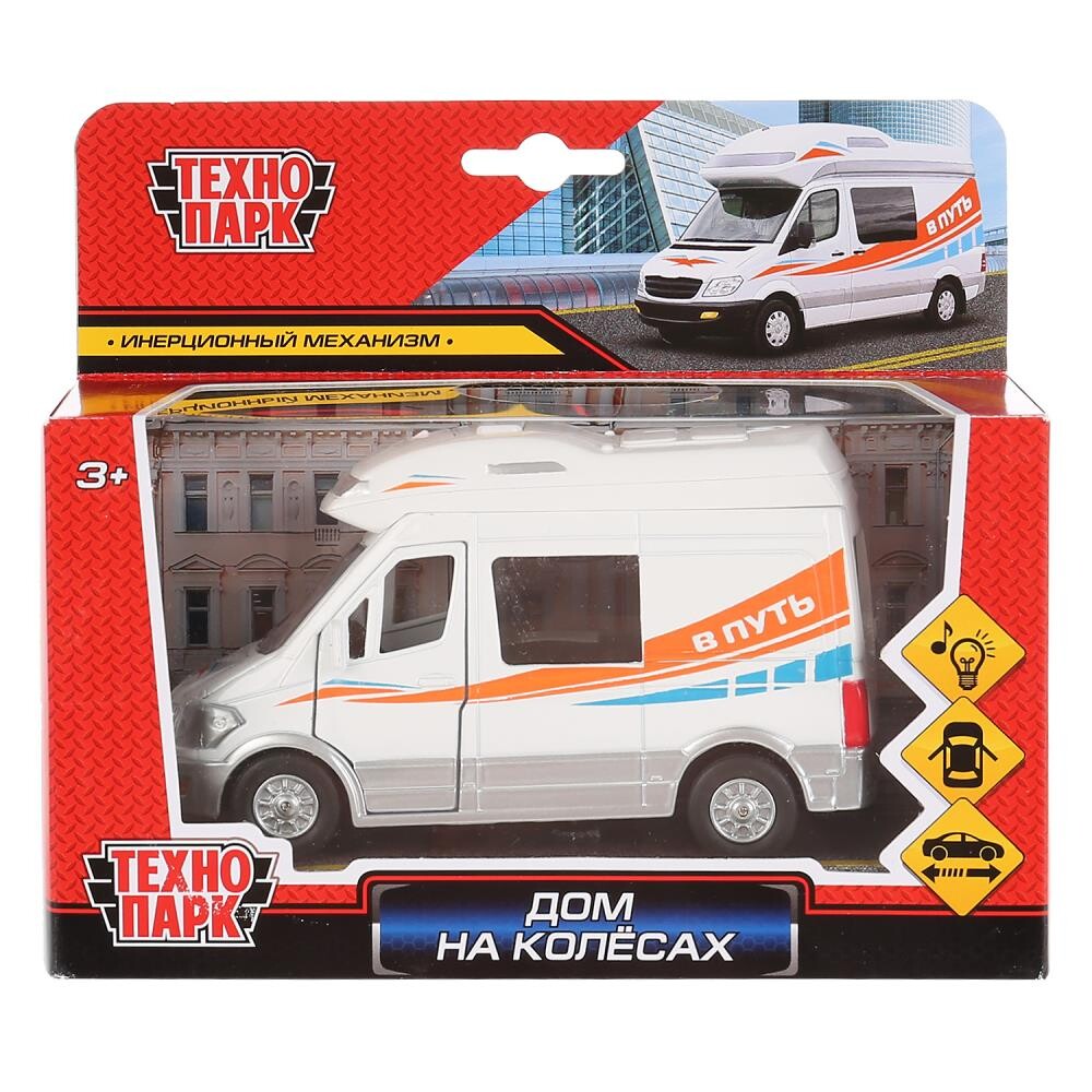 

Машина металлическая Технопарк SB-19-10WB, Белый