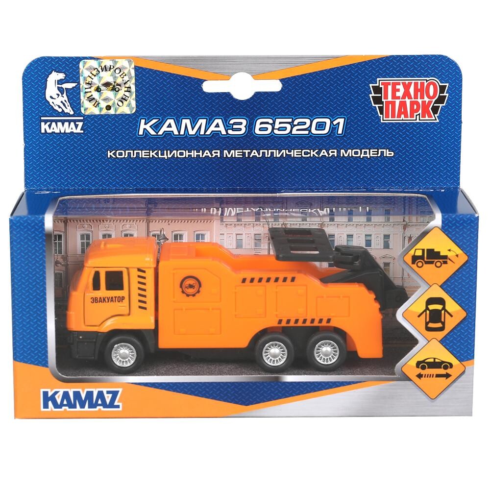

Машина металлическая KAMAZ, Технопарк SB-20-02-WB, Оранжевый